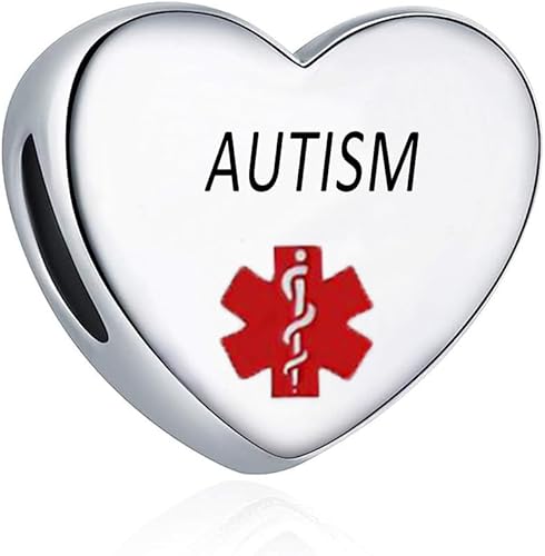 Dijes de alerta médica tipo 2 para diabetes, primeros auxilios de emergencia, grabados con láser, cuentas de alerta de salud para pulseras Pandora