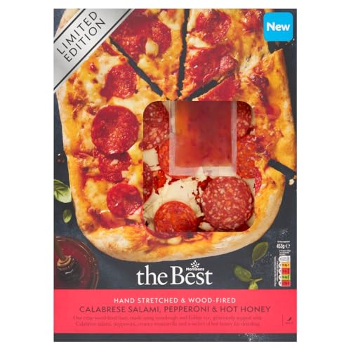 Morrisons The Best Double Pepperoni & Hot Honey Pizza 453g