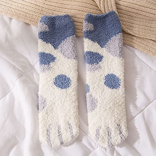 Azuki Women's Fuzzy Socks Winter Fluffy Comfy Cabin Socks One Size 1/3/4/6/7 Pairs3
