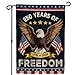 250th Anniversary America USA Garden Flag for Outside, 250 Years of Freedom 1776-2026 Eagle Design Patriotic Double-Sided Waterproof Yard Flag 12x18 Inch for 4th of July Memorial Day Outdoor Decor