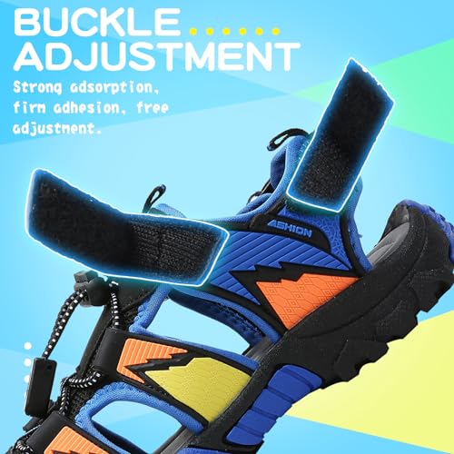 Littleplum Boys Sandals Closed Toe Sport Sandals Summer Shoes for Kids Walking Hiking Athletic Outdoor4