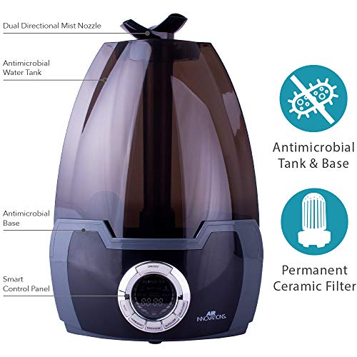 Air Innovations Black MH602 Cool Mist Digital Humidifier Deals,...