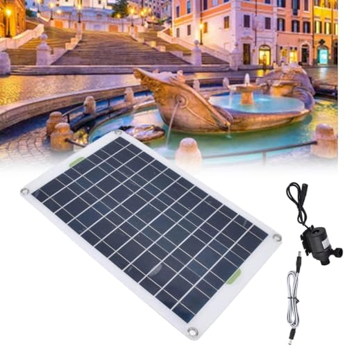 Kit de Bomba de Agua Solar de Alta Eficiencia de 800L H con Potencia de 12 V, Bomba de Fuente Solar Resistente y Respetuosa con el Medio Ambiente, para Fuente de Estanque de Jardín