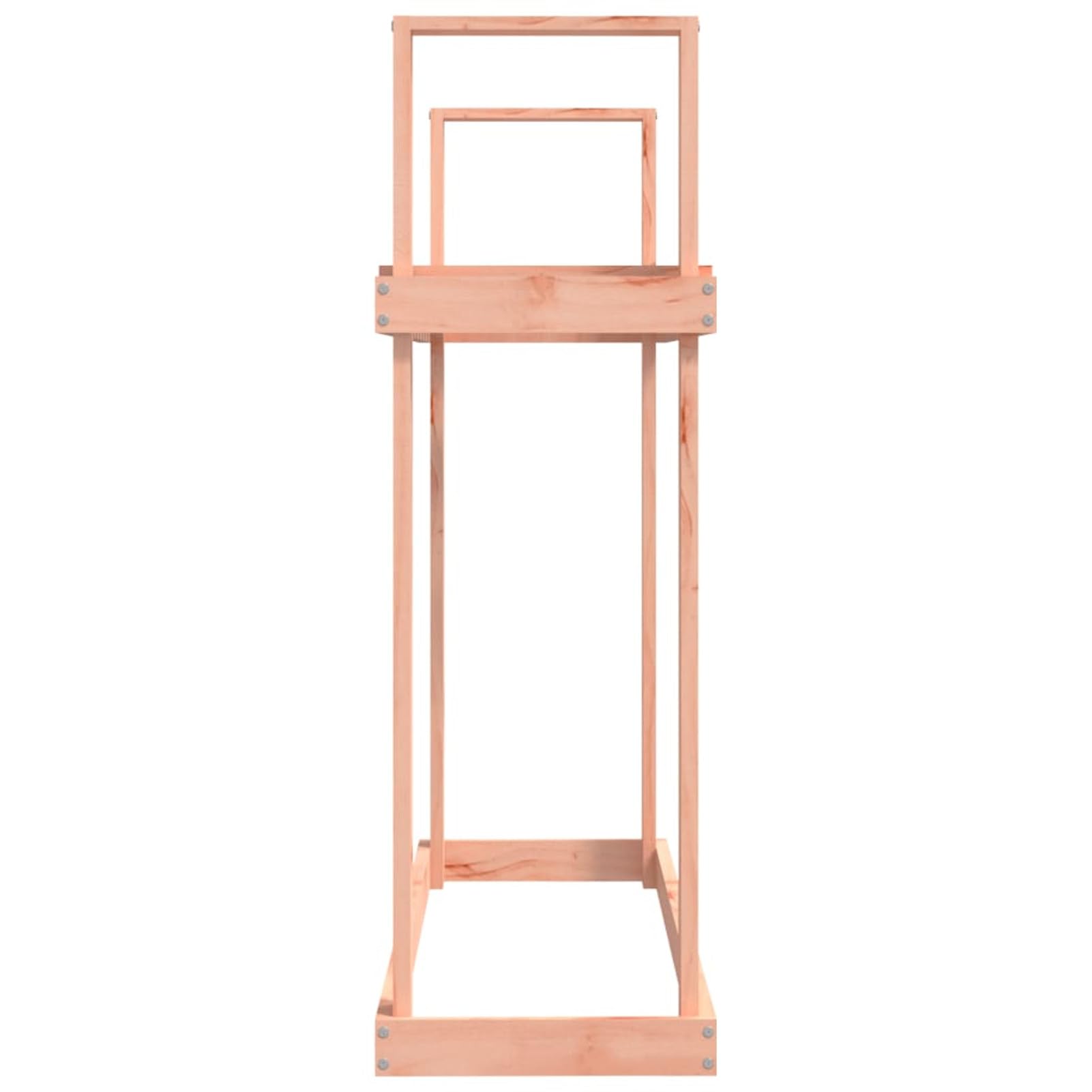 Homgoday Leñera de 110 x 35 x 108,5 cm, de madera maciza de Douglas, leñera de interior, leñera de interior, leñera para chimenea, leñera de interior, apilable, estufa estante de madera