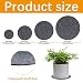 Anpuimult 24 PCS Absorbent Waterproof Plant Coasters mat,4 Size 4/6/ 8/10 Inch Reversible Round Fabric Plant Coasters and Plant Saucers for Indoors,Plant mat for Indoor Plants