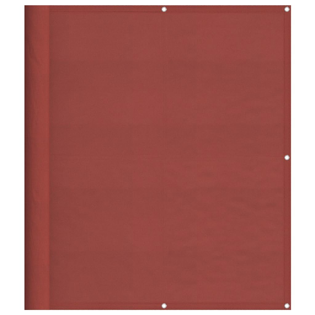 vidaXL Balcony Screen Terracotta 120 x 1000 cm 100% Polyester Oxford Balcony Cover