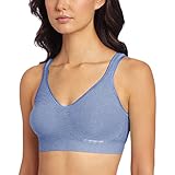 Bali Women's Comfort Revolution Full-Coverage Wireless T-Shirt Bra, Classic Denim Heather, Small