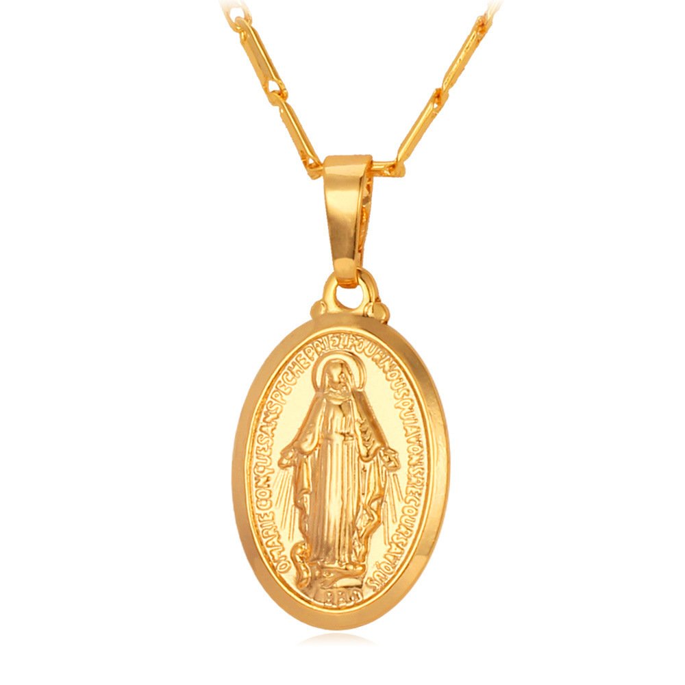 U7 Virgin Mary Necklace
