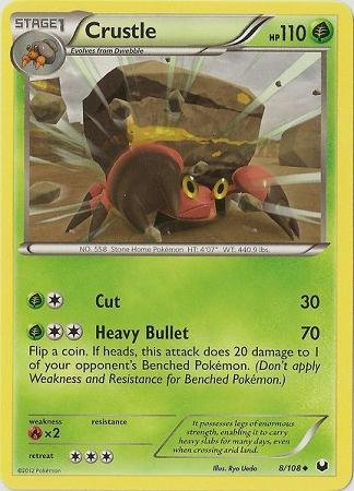 Amazon.com: Pokemon - Crustle (8/108) - BW