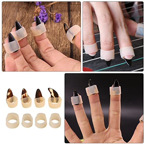GLEAVI Ukulélé Bagues Médiator Guitares Protecteurs Années De Jeu Acoustique Protecteur Pouce Grande Protection Beige… - Les Beatles, Paul McCartney, John Lennon, RIngo Starr, George Harrison GLEAVI Ukulélé Bagues Médiator Guitares Protecteurs Années De Jeu Acoustique Protecteur Pouce Grande Protection Beige… – Image 4