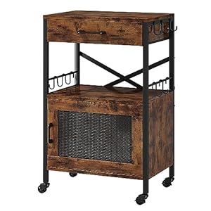   Homeiju-Kitchen-Island-Cart-Kitchen-Storage-Cart-with-Drawer-Microwaves-Stand-Coffee-Cart-Rolling-Kitchen-Cabinet-Cart-with-Hooks-for-Kitchen-Dining-Room
