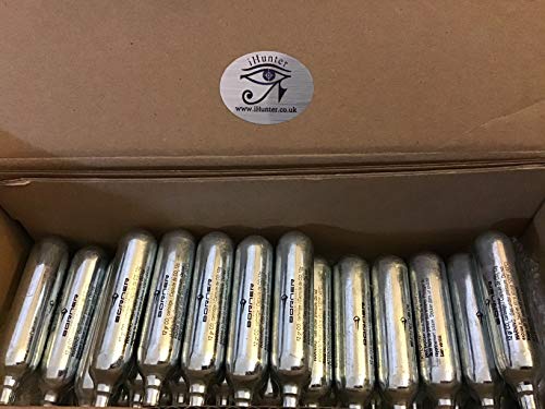 16 x Genuine 12g CO2 (Non-Threaded) Gas Cartridges for Airguns L68