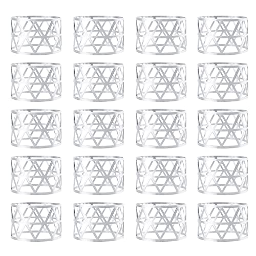 Yayatty Metallo Anelli di Tovagliolo, 16 Pz