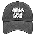Hat What a Differences a Dave Makes Dad Hats, Graphic Hats for Men