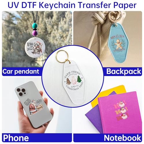 Image of 48 Pcs UV DTF Stickers Christmas Bundle Sticker for Keychain