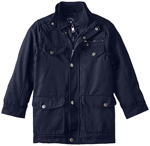 Urban Republic Big Boys' Military Coat With Vestee