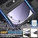 Samsung Galaxy Tab A9+ Plus Hülle Kinder 11 Zoll 2023, TrendGate Leichtes Stoßfeste A9 Plus Hülle Integrierter Displayschutz mit Griffständer für Galaxy Tab A9+ 11’’ (SM-X210/X216/X218) - Schwarz