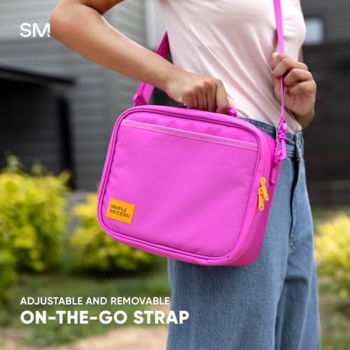 Image of Simple Modern Hadley Lunch Box with Shoulder Strap | Kids & Adults | Insulated Bag with Pockets for Women, Men, Girls, Boys