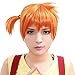 Xcoser Misty Wig Anime Cosplay Short Orange Hair Costume Wig Halloween