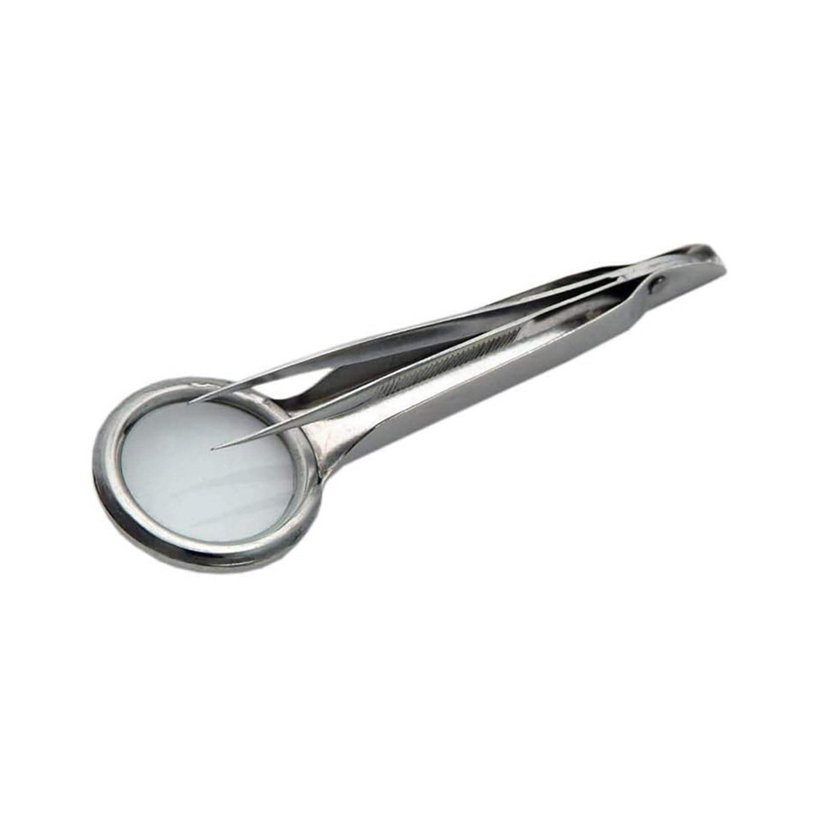 Pitadue Unisex Light Magnifier With Attached Precisions Tweezers Splinters Tweezers With Magnify Glass Eyebrow Removal Essential
