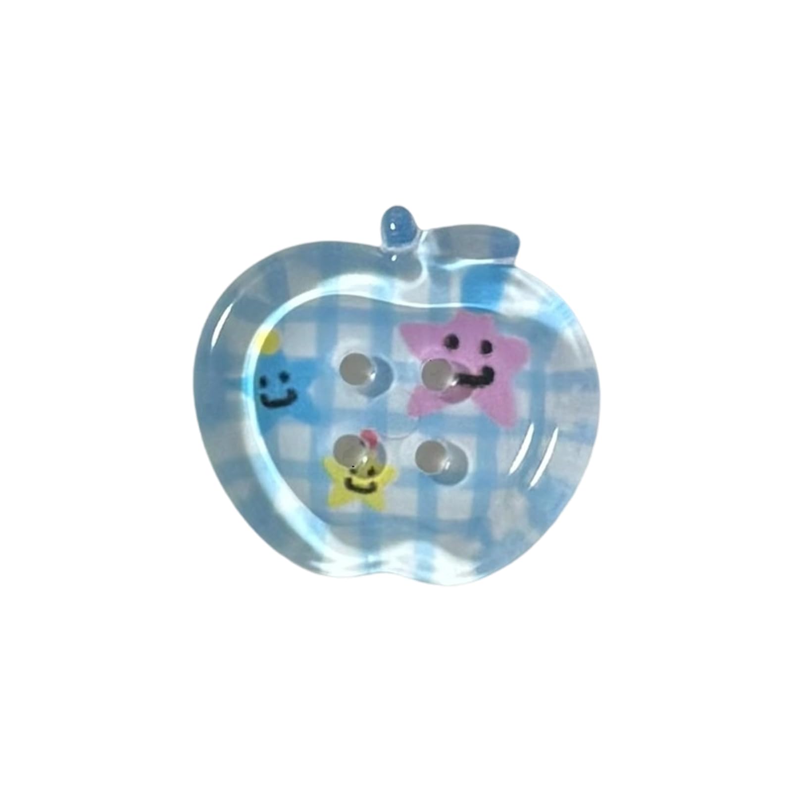 Kalttoy 10PCS 20MM Acrylic Button 4 Hole Sewing Button Fruit Shape Craft for Sewing Craft Clothes Knitting Dressmaking Acrylic
