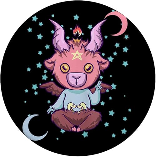 Miniatura 3 de Cute Baphomet Lovely Satan Occult Gothic Witchcraft Pagan PopSockets Standard PopGrip