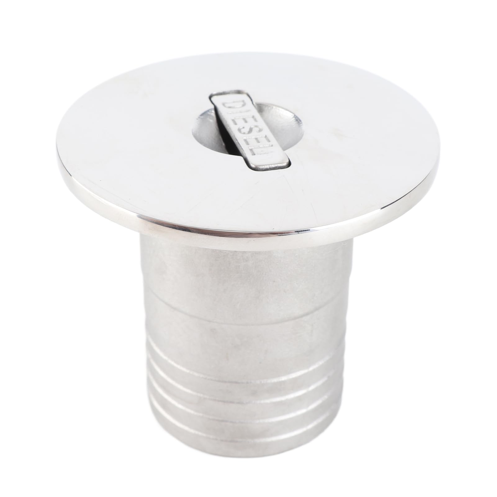 Zhidaishi One Color Boat Gas/Fuel Deck Fill/Filler,Stainless Steel Fill, 2 Inch 316 Fuel Gas Filler With Cap For Boats Yachts Caravans Trailers Rvs