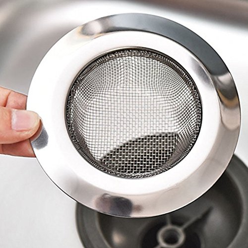 Coladores para fregadero de cocina 3 piezas acero inoxidable miniatura 2