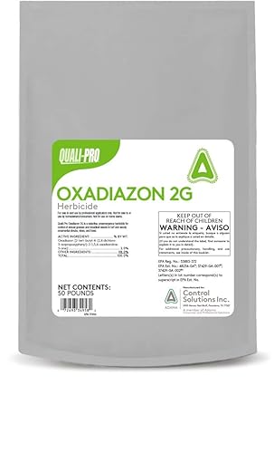 Oxadiazon 2G herbicida preemergente para paisaje y césped equivalente a Ronstar G 50 libras.