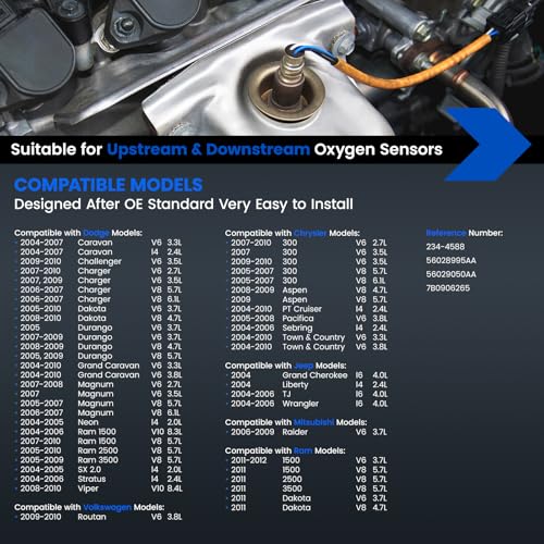 Sensor de Oxígeno Up & Downstream para Dodge y Jeep miniatura 2