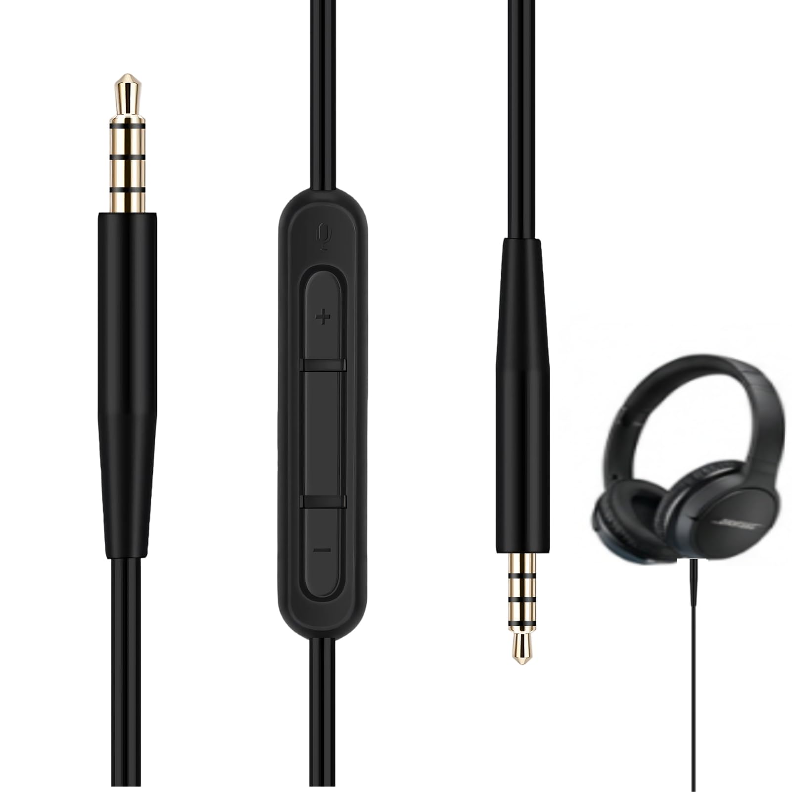 Câble Audio 3,5 mm vers 2,5 mm Compatible Bose 700 QC25 QC35 QC35II QC45 Casque 700 JBL Tune 760NC 750BTNC