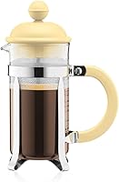 Vista 11 de BODUM Caffettiera - Cafetera de prensa francesa de 3 tazas, color blanco, 0.35 l, 12 oz