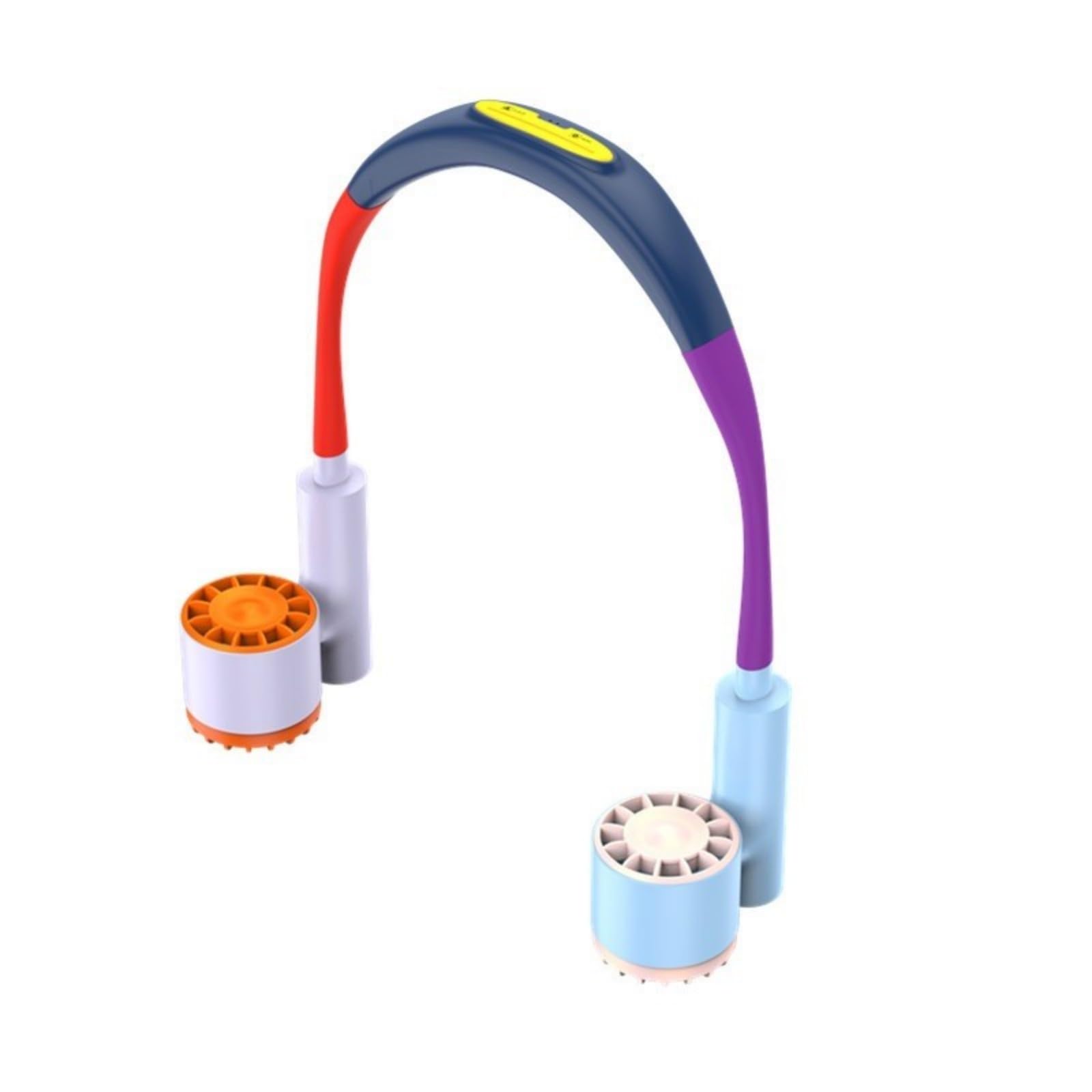 TAZIZI Hanging Fan Twistable Fan with 2400mAh Rechargeable Battery and Adjustable Speeds Wearable for Comfort Airflows Cooling