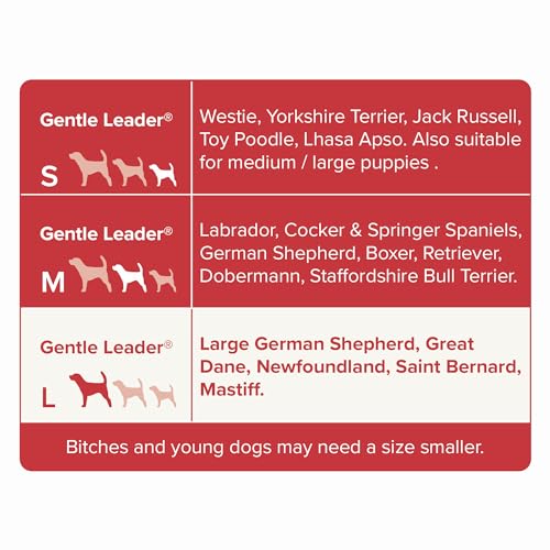 Beaphar | Gentle Leader | Halfter für große Hunde | Stoppt das Ziehen an der Leine | Trainingshilfe mit Sofortwirkung | von Verhaltensweisen empfohlen | Schwarz x 1