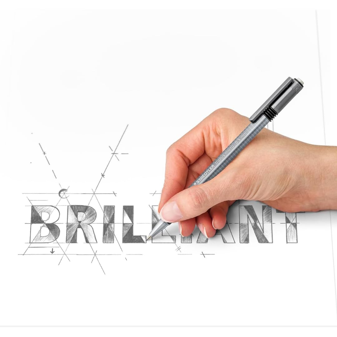 STAEDTLER Triplus Micro - Matite meccaniche da 0,5 mm, confezione da 18, 54 pezzi