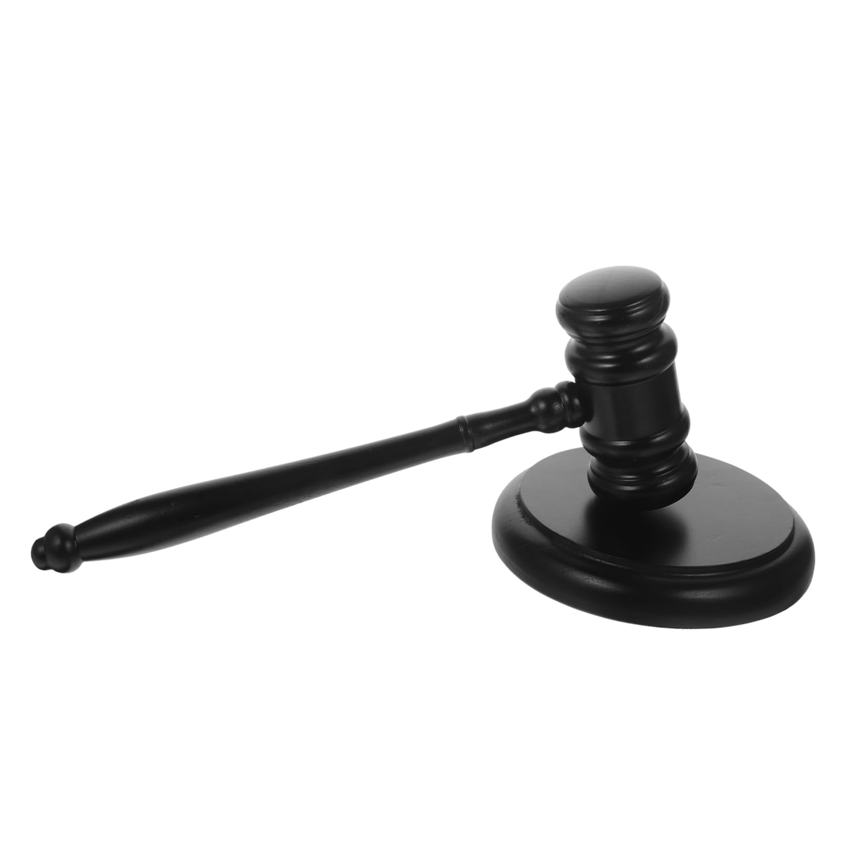 DOITOOL 2 Juegos Martillo de Juez de Madera de Haya con Base de Subasta Martillo de Abogado Elegante y Ergonomía Excelente