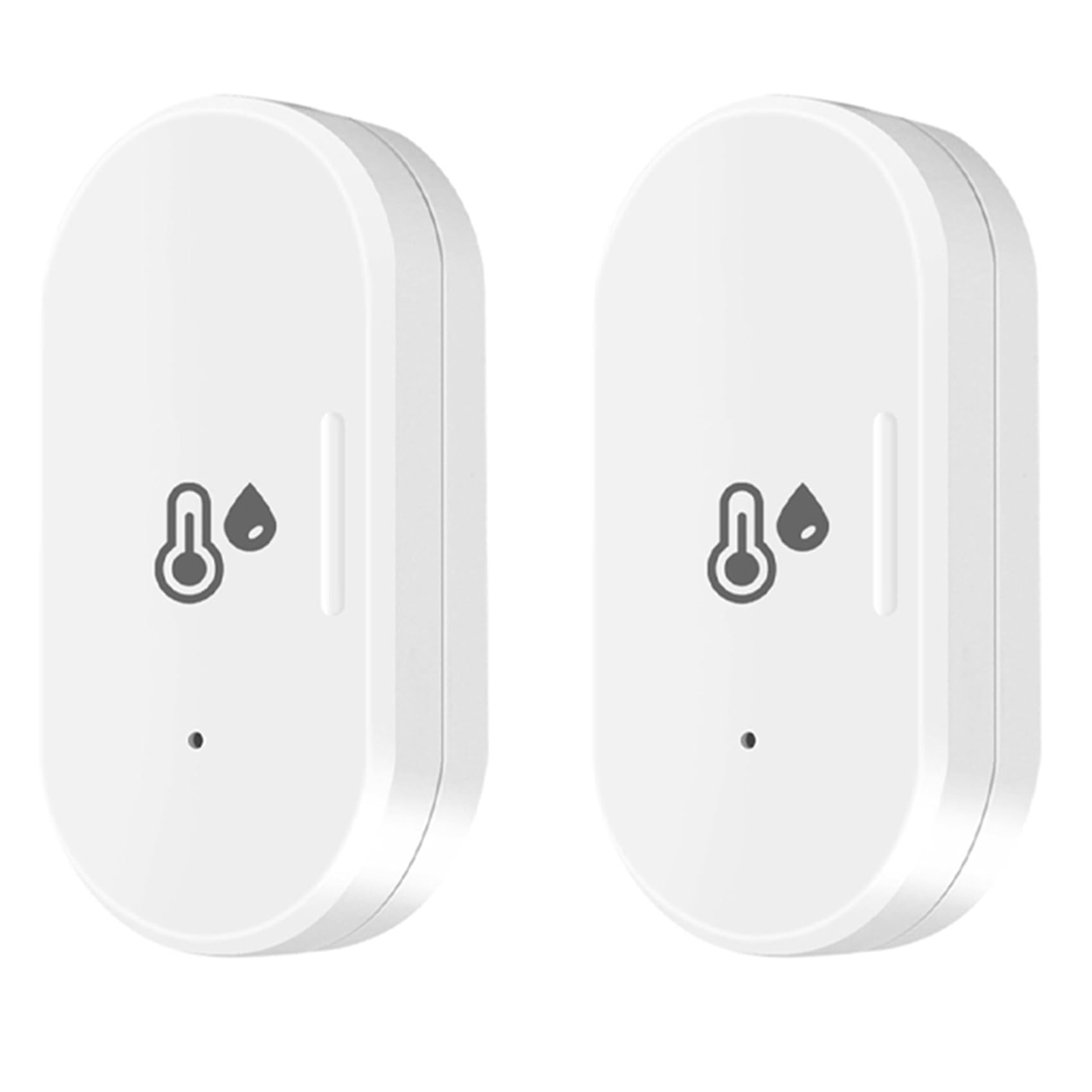Jnchdghwa 2X Tuya ZigBee Smart Temperature & Humidity Sensor, Mini Temperature Humi