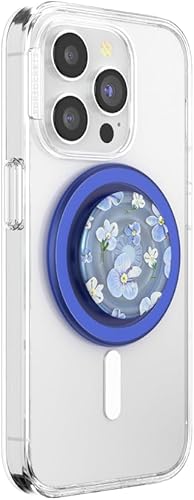 Vista 41 de PopSockets Phone Grip with Expanding Kickstand, Adhesive Grip claro negro