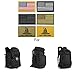 WZT Bundle 6 Pieces American Flag Tactical Morale Military Patch Set