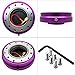 MASO Universal Steering Wheel Quick Release Hub Adapter Snap Off Boss Kit Slim High-Strength 6 Hole Racing Steering Wheel Hub Adapter for Modification(Purple)