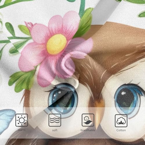 Durable Toddler Underwear Custom 2t Cotton Girl Panties Cute Cute Cartoon Owls Briefs Girls Undies3