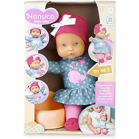 Nenuco Baby Talks, we pee - doll with sounds for children from 1 year (Famosa 700016281) multicoloured 700016281 Cover