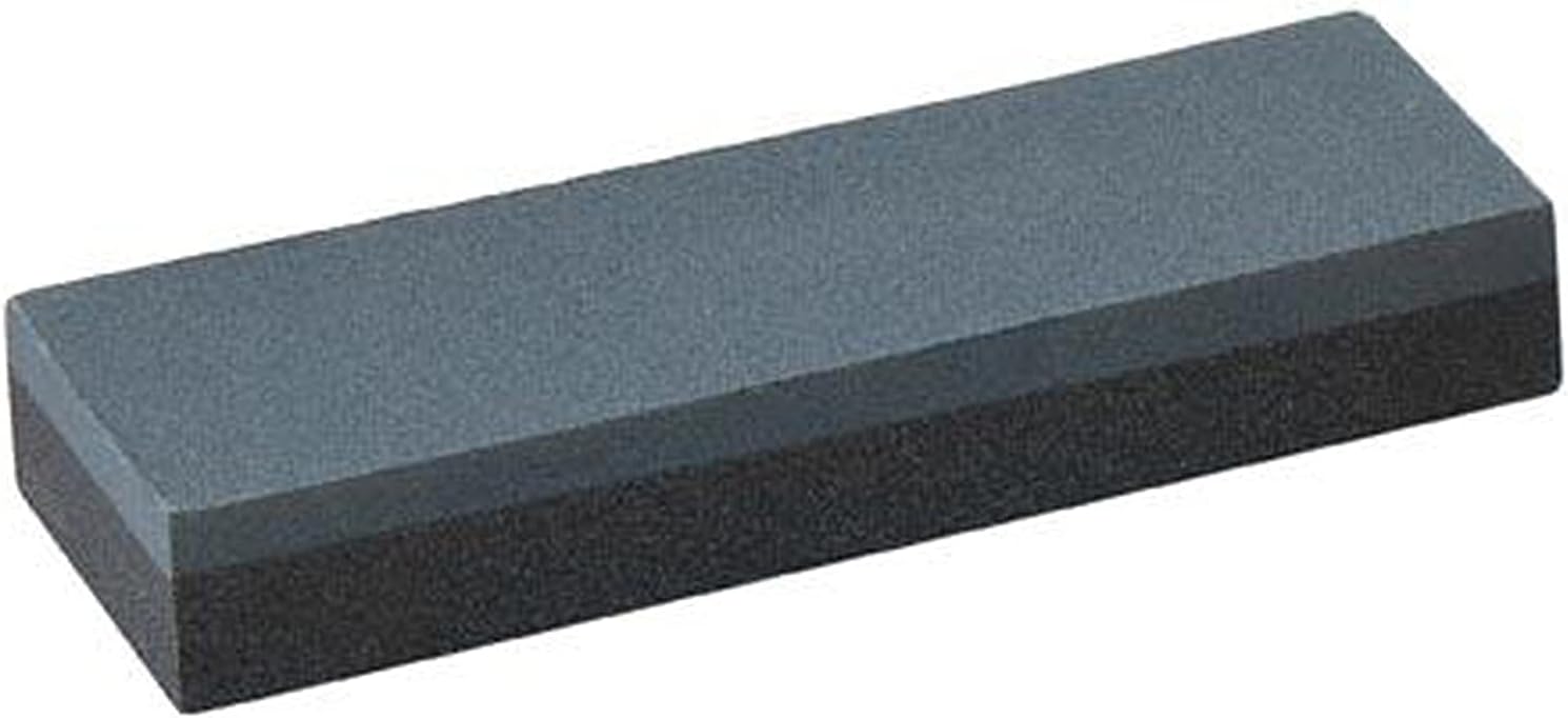 Lansky 6 Dual Grit Combo Bench Stone Knife Sharpener: Coarse Grit (120) and Medium Grit (600) Alumina-Oxide - LCB6FC