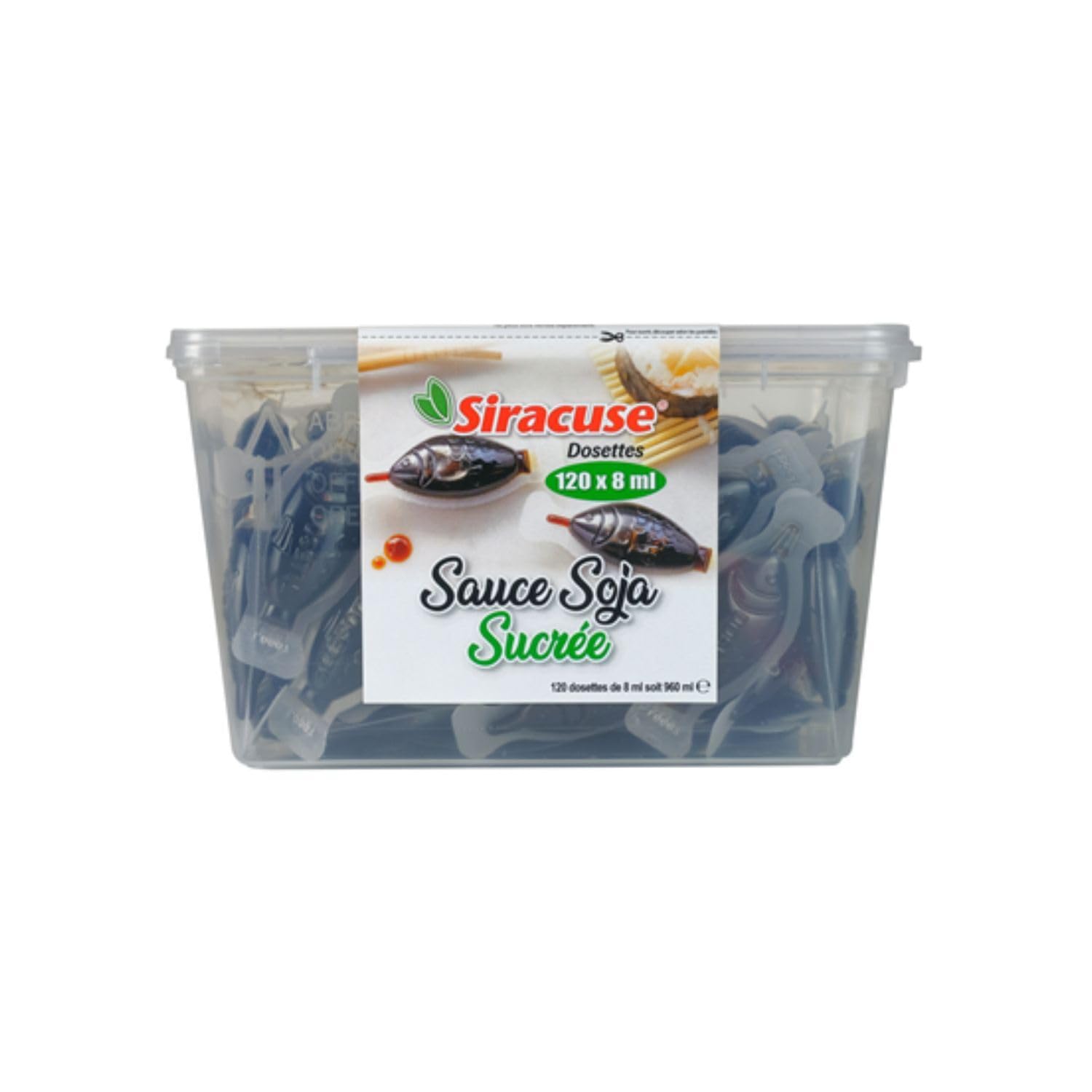 Siracuse Sauce soja sucrée dosette boîte 120 x 8 ml