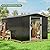JAXPETY 8x12 FT Large Storage Shed, Metal Sheds & Outdoor Storage, Outdoor Shed with Air Vent Lockable Door, Sheds & Outdoor Storage Tool Shed for Backyard Garden Patio Lawn