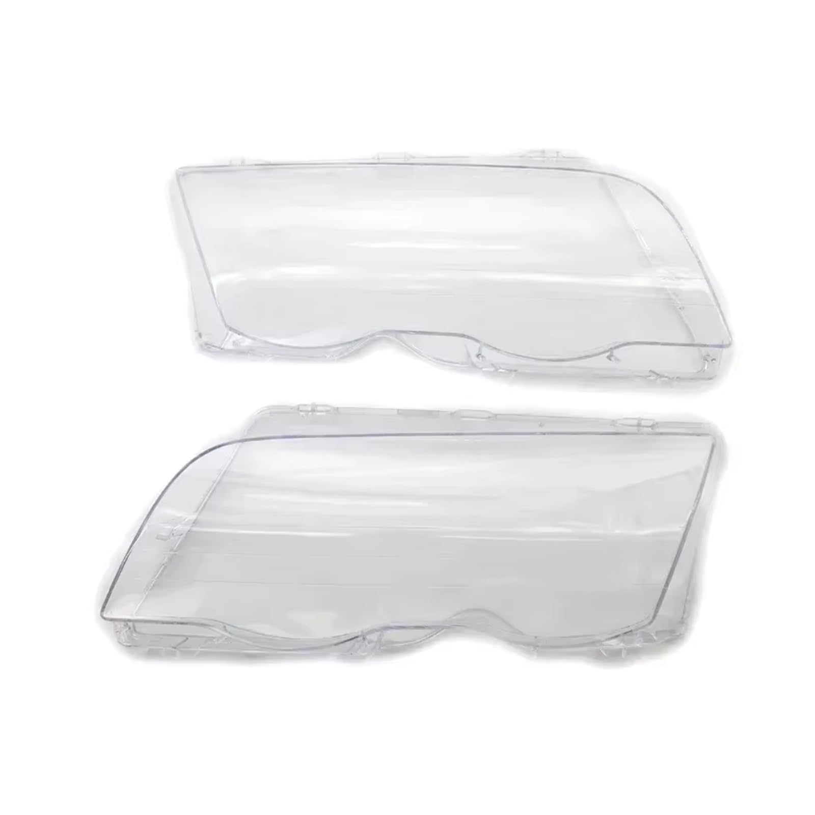 Lente luz freno 1 Pieza/1 Par Cubierta Faro Coche Para E46 4 Puertas Serie 3 1998-2001 Cubiertas Lente Lámpara Cabeza Lente de repuesto luz trasera(1 Pair)