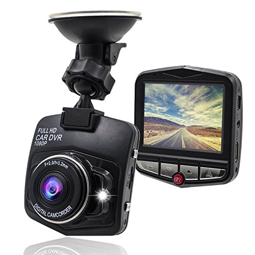 FHD 1080P Dash Cam - 140 Wide Angle Dashboard Camera Recorder 2.4" Dual Car Vehicle DVR Camcorder Recorder with Rear Camera - Loop Recording, G-Sensor & Parking Monitor