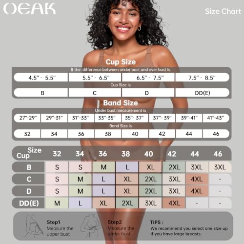 Image of OEAK Women Value Series Jelly Bras Wireless Pushup Convertible Bra | Everyday Essentials,Comfortable Bralettes,No Underwire,Full Coverage,Support Lift,Tshirt,Soft,Seamless,Scalloped
