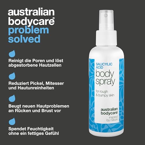 Salicylsäure-Spray gegen Pickel, unreine Haut und verstopfte Poren – mit 2 % Salicylsäure und Glykolsäure für porentiefe Reinigung