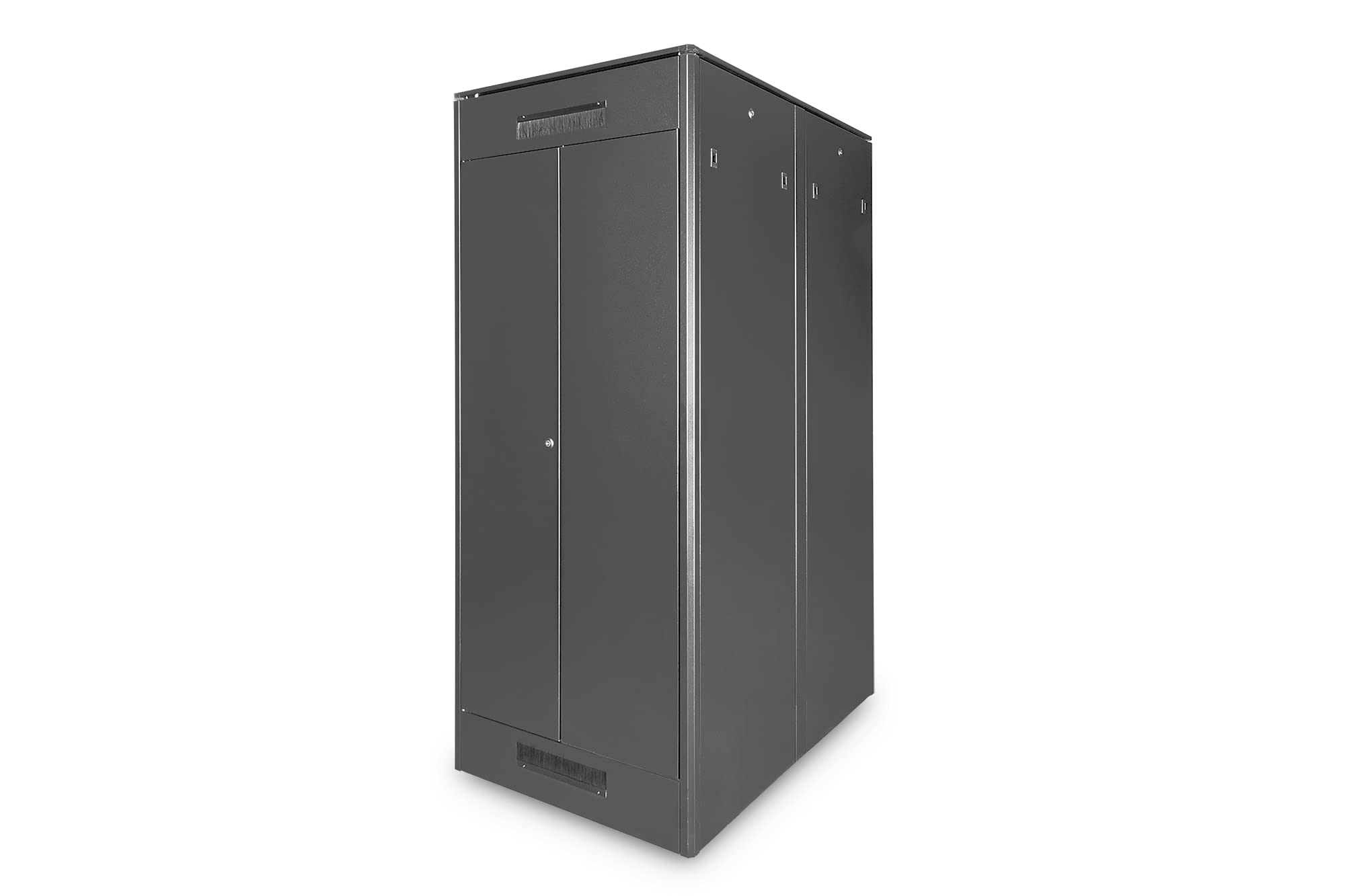 DIGITUS Armadio di rete 19" 42HE - 80 x 120 cm - Serie Unique - Portata 800 kg - Profondità utile 943 mm - Nero